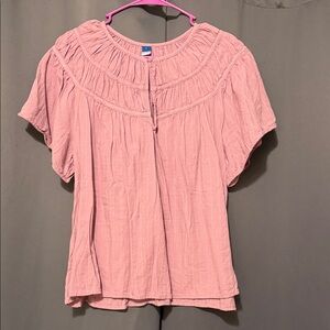 Old Navy Dusty Pink Blouse
